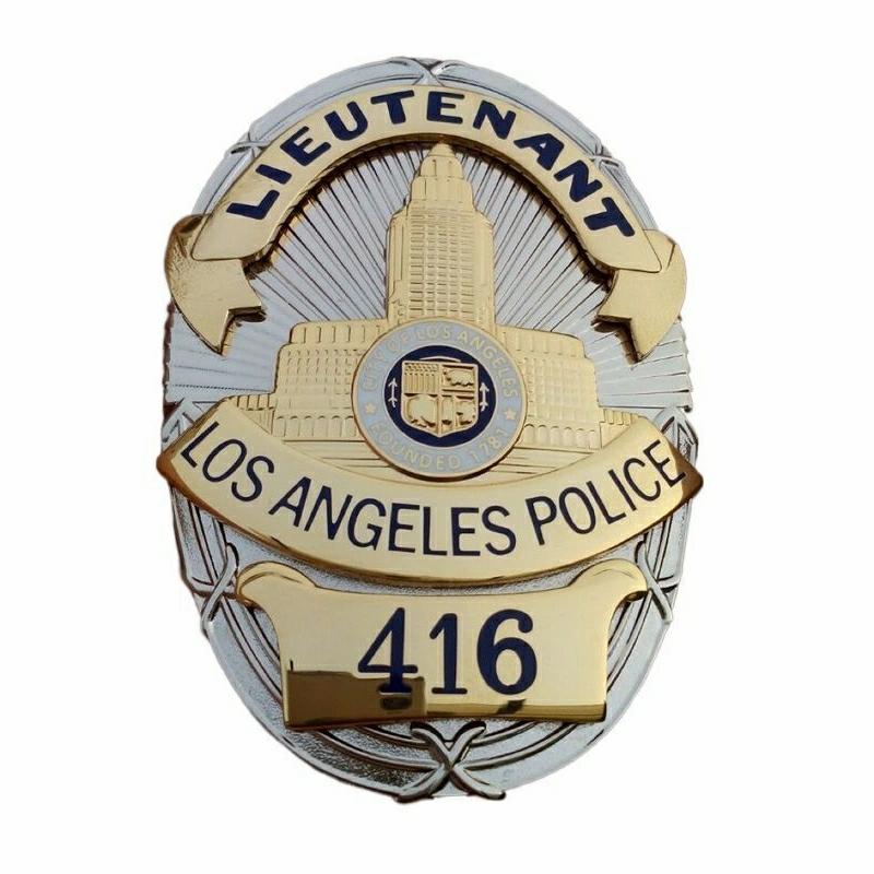 Badge | Custom Personalized Metal Detective Officer Sheriff Security Military Us Police Badge Of Honor Magnetic Emblem Enamel Chaplain Public Safety Lapel Pin Badge