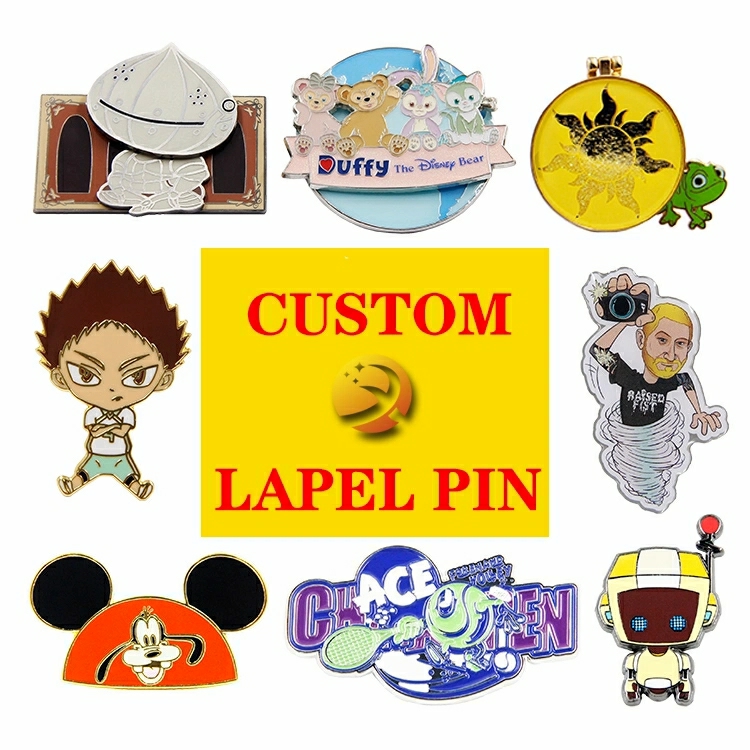 Badge | Promotion Wholesale Blank Tag Arts Crafts Seasonal 3D Backing Button Card Custom Metal Magnetic Soft Enamel Pin Disney Audit Lapel Pin Supplier