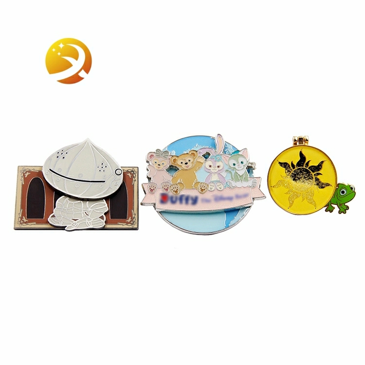 Badge | Promotion Wholesale Blank Tag Arts Crafts Seasonal 3D Backing Button Card Custom Metal Magnetic Soft Enamel Pin Disney Audit Lapel Pin Supplier