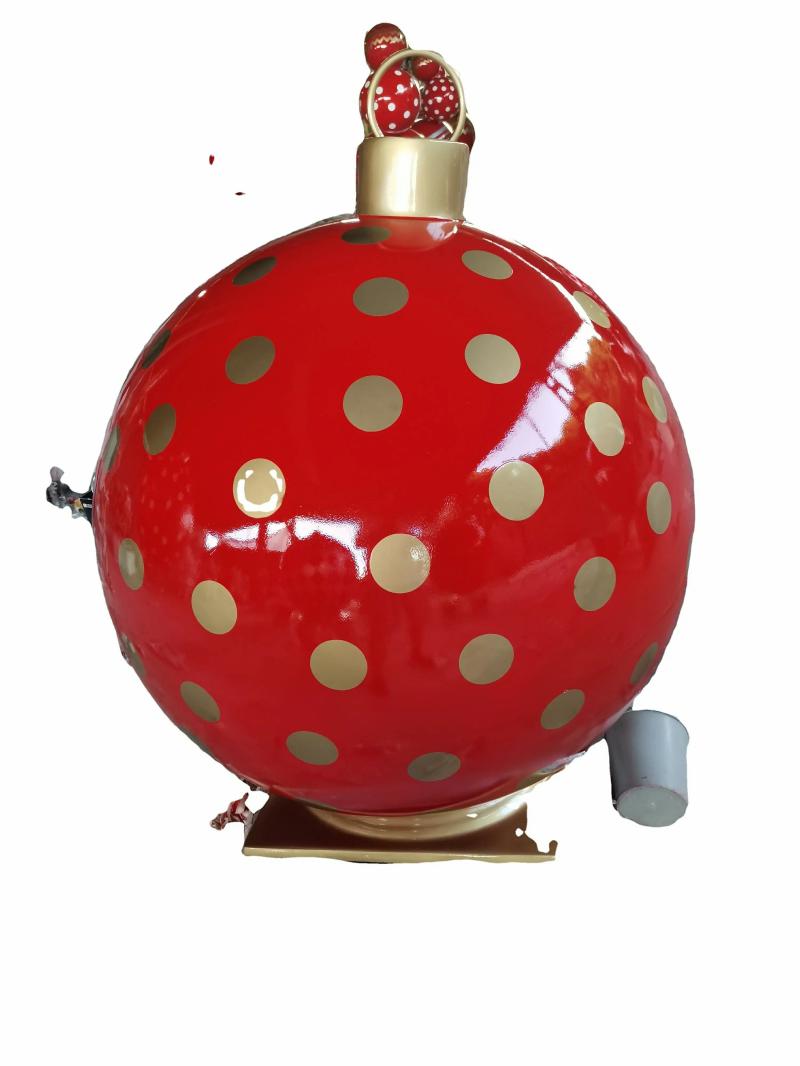 Carving & Sculpture | Balls Statue Christmas Any Diameter Can Be Customized Fiberglass Statue