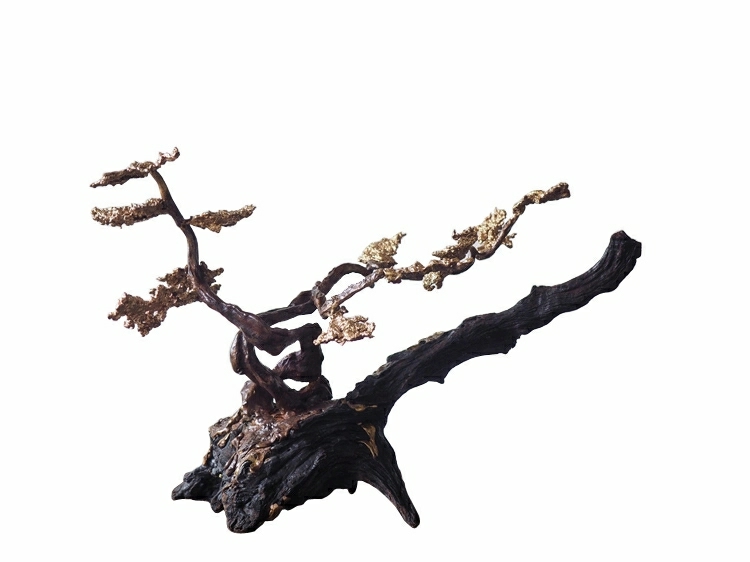 Carving & Sculpture | Bronze Plant Bonsai Sculpture Metal Handicraft Creative Statues Home Decoration Hym-5002