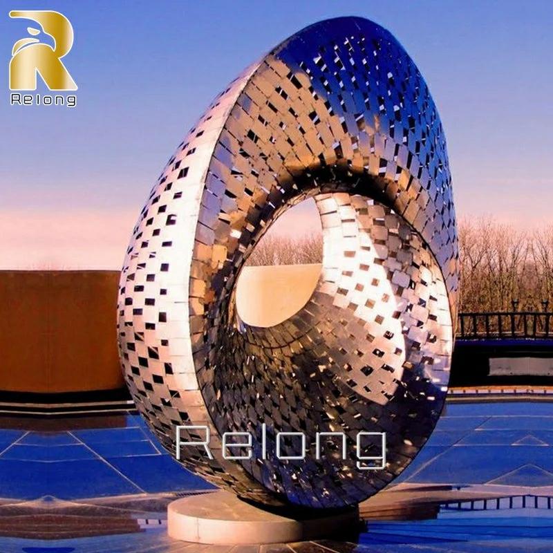 Carving & Sculpture | Public Modern Art Sculpture Extra Large Stainless Steel Outdoor Sculpture