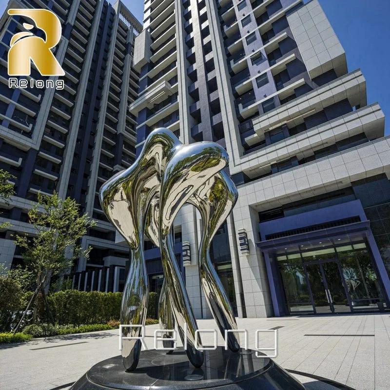 Carving & Sculpture | Public Modern Art Sculpture Extra Large Stainless Steel Outdoor Sculpture