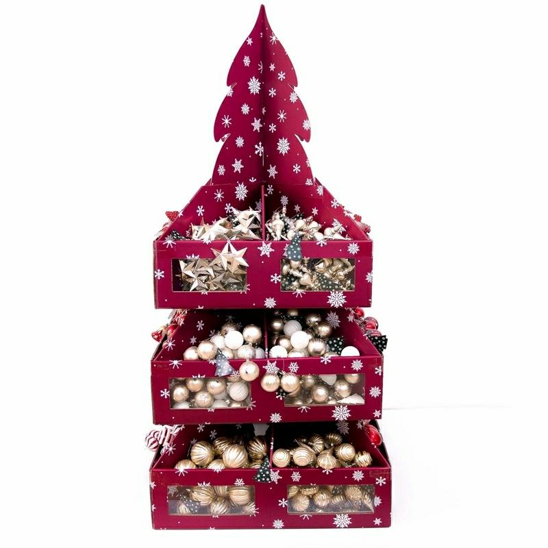 Christmas Gifts & Crafts | 600-1000Pcs High Quality Floor Display Ornament Christmas Decoration Ball For Christmas Tree