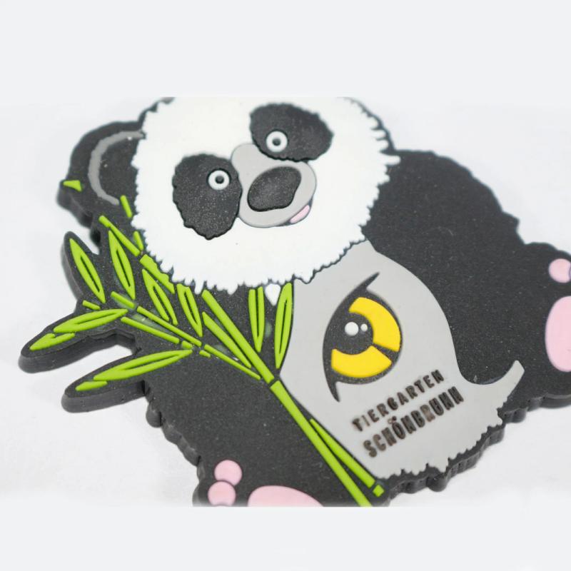 Fridge Magnets | 3D Cartoon Panda Silicone For Stationery Custom Rubber Fridge Magnet