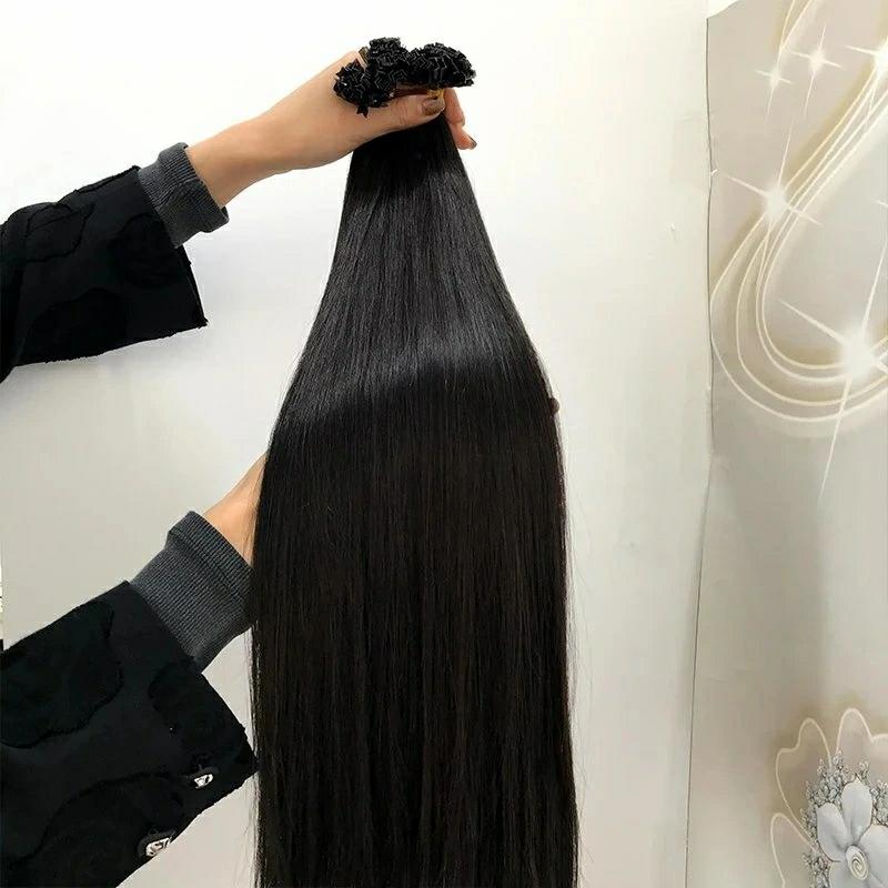 Hair Extension | 2024 Hot Sale Salon Quality Wholesale Human Hair V Tip Hair Extensions