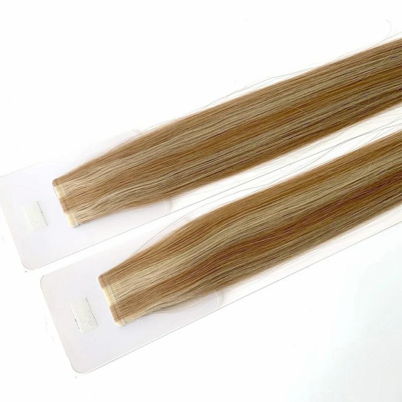 Hair Extension | Highlight Seamless Tape Hair Top Quality Russian Cuticle Hair Extensions Slim Tape In