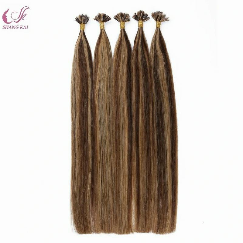 Hair Extension | Virgin Full Cuticle Russian Hair U Tip Piano Color Human Hair Extension