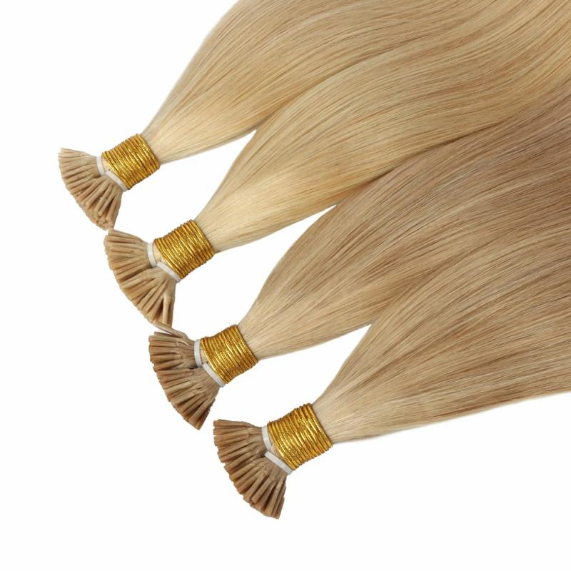 Hair Extension | Youzi Keratin I Tip Silky Straight Double Drawn Hair Extension Virgin Hair