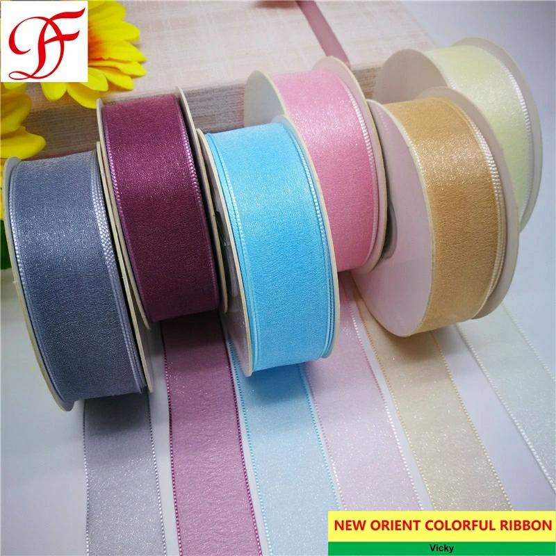 Ribbon | Crystal Organza Grosgrain, Sparkle/Shining Organza Ribbon To Natri Raso Pack Wrap Bow Crafts For Wrapping/Decoration/Xmas/Bow/Gifts