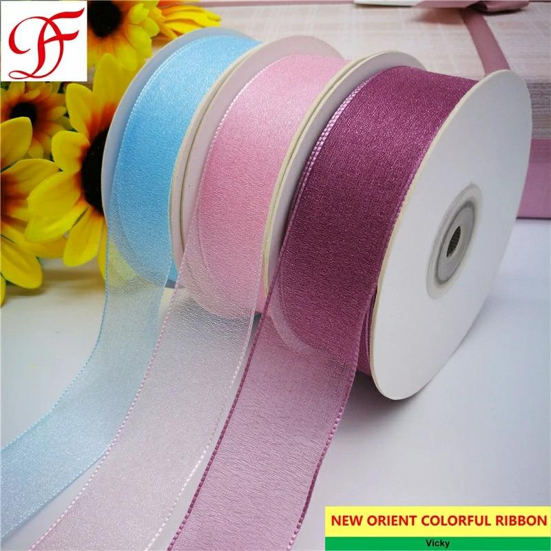 Ribbon | Crystal Organza Grosgrain, Sparkle/Shining Organza Ribbon To Natri Raso Pack Wrap Bow Crafts For Wrapping/Decoration/Xmas/Bow/Gifts